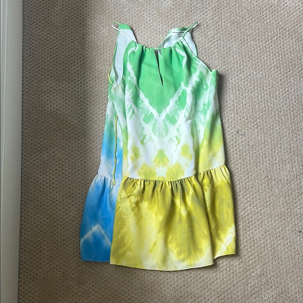 Amanda Uprichard Green and Blue Casual Dress